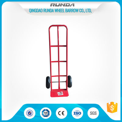 China Des Stahlkörper-zwei Form-Griff-rote Farbe TUV Rad-Hand-LKW-/-transportwagen-des Wagen-‚P‘ fournisseur