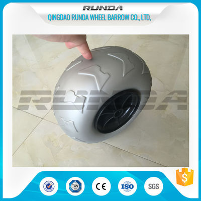 China Der 9 Zoll-pneumatische Gummi dreht pp.-Kante, Ballon-Hand-LKW-Räder, ohne zu tragen fournisseur
