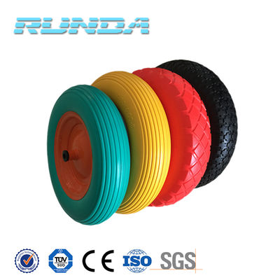 China 6 Zoll zu Zoll Durchmesser 16 irgendwelche industriellen Räder Farbfesten PUs fournisseur