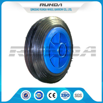 China Plastikkanten-Vollgummiräder SGS, elastische Vollgummi-Reifen für Rasen-Wagen fournisseur